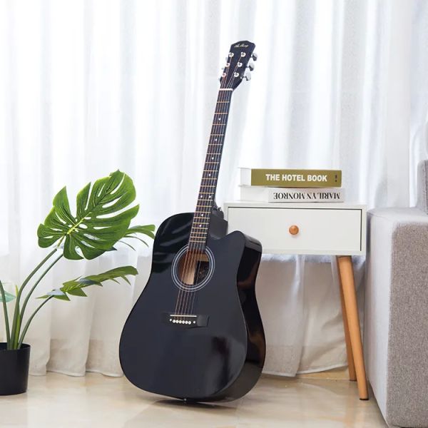 41 Inch Wood Guitar With Case and Accessories for Kids/Boys/Girls/Teens/Beginners