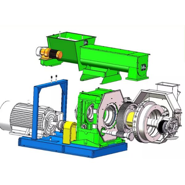 1 Ton/Hr Wood Pellet Mill Sawdust Pellet Maker