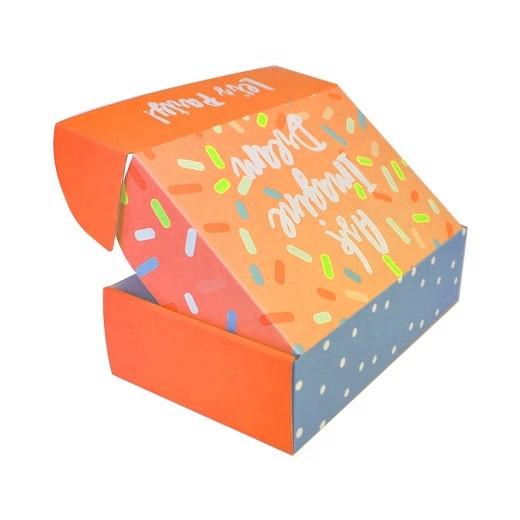 Quality Wholesale Customized Recycled  Paper Board  Color  Apparel Corrugated Mailing Boxes Folding Corrugated Box for sale
