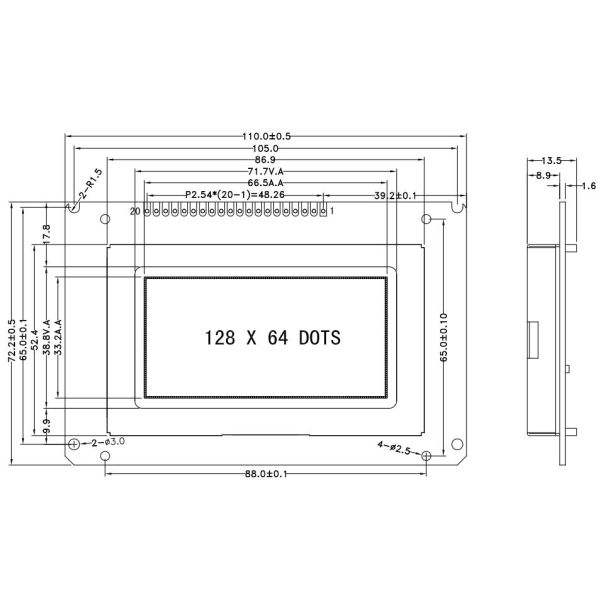 Electronic Tags Screen STN FSTN COG Monochrome LCD Display Module