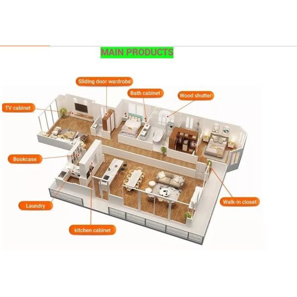 Luxury Modern Design Kitchen Cabinet With Island Kitchen And Marble Top