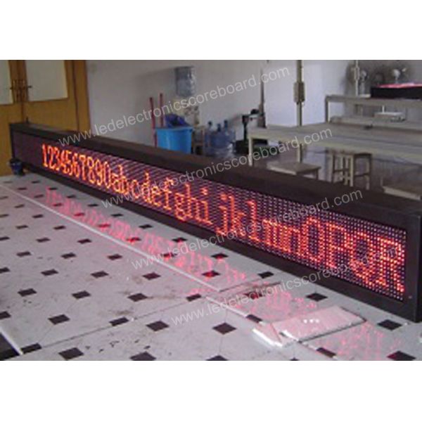 Super Brightness LED Scrolling Message Sign Easy Maintenance 17222dots/Sqm