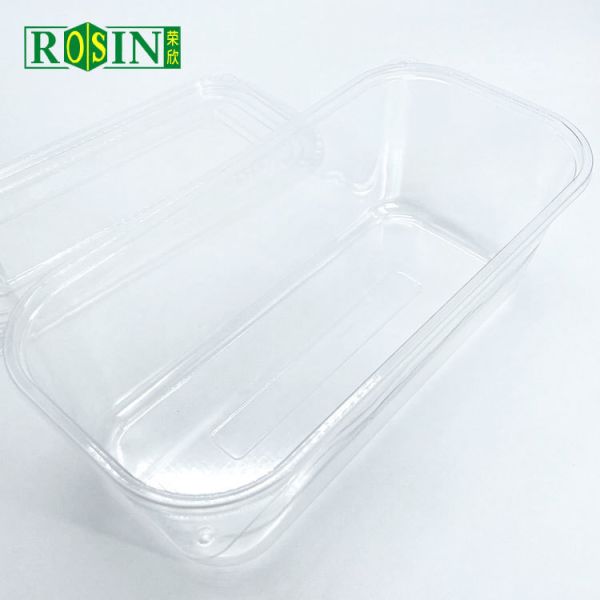 Transparent Disposable PP Plastic Frozen Food Tray 5L Ice Cream Containers