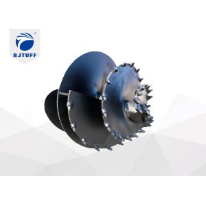China Dia 160cm Conical Rock Drilling Auger With Round Shank Chisel wholesale