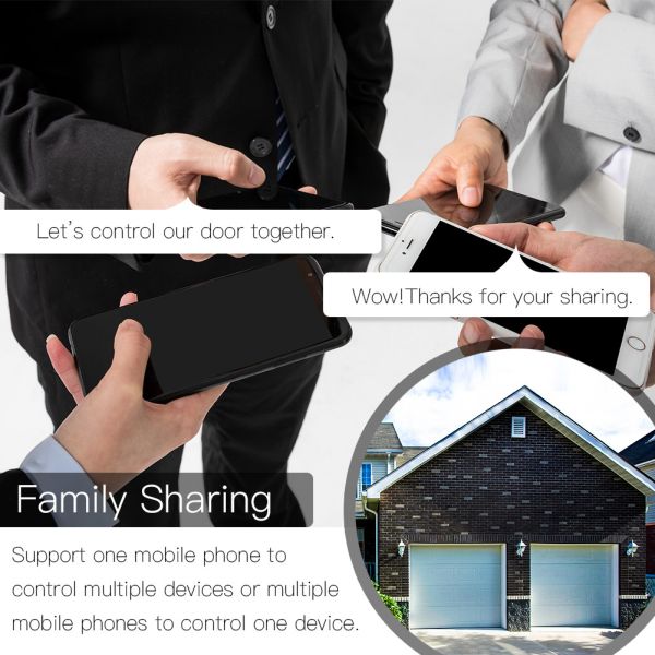 No Hub Required WiFi Tuya Door Sensor Detect Open / Close Status Work With Alexa Google Assistant