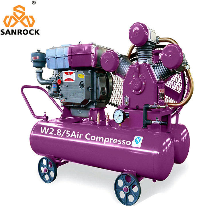 Piston Air Compressor Portable Air Compressor Machine Diesel Industrial Air Compressor