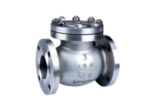 Flange End Cast Steel Swing Type Check Valve 150LB Pressure BS1868 Design