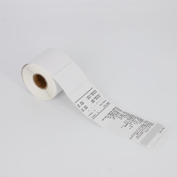 Quality 2 Inch 65gsm Thermal Transfer Printing Sticker Paper Roll Labels for sale