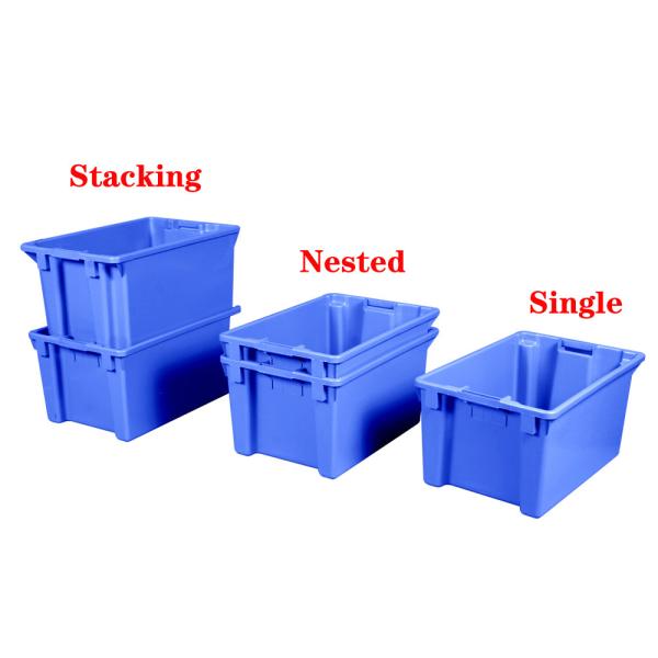 Quality soda bottle plastic stacking crates  Plastic Moving Boxes 600x395x300mm for sale