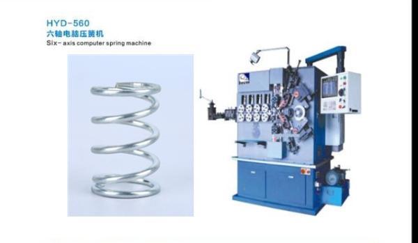 Quality Computerized CNC Coiling Machine With Six Axes , Spring Manufacturing Machine  for sale