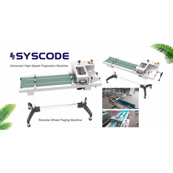 High Speed Automatic Paper Feeder Reverse Wheel Paging Machine For Tag And Bag Handling