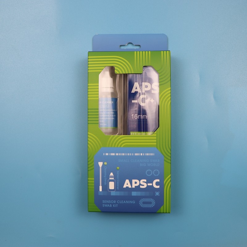 2 In 1 Microfiber APS-C Sensor Cleaning Swab CMOS Camera Cleaning Kit With Liquid