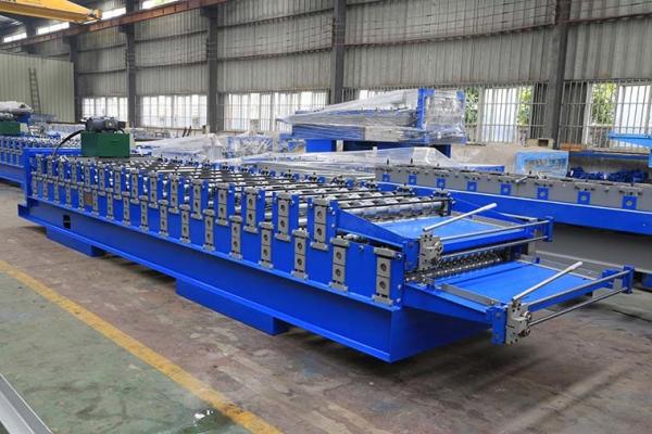 Quality Roof Panel Double Layer Roll Forming Machine , Roof Tile Manufacturing Machine for sale