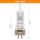 China 230V 650W Photography Video Light Film And Television Stage Light Tungsten Halogen Warm Light on sale