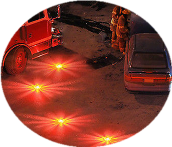 Flare Traffic Signal LED Warning Light Waterproof IP68 Emergency Beacon Durable