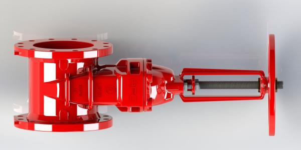Quality Light Operation Torque Wedge Type Gate Valve , UL FM Aproved Water Flow Control Valve for sale