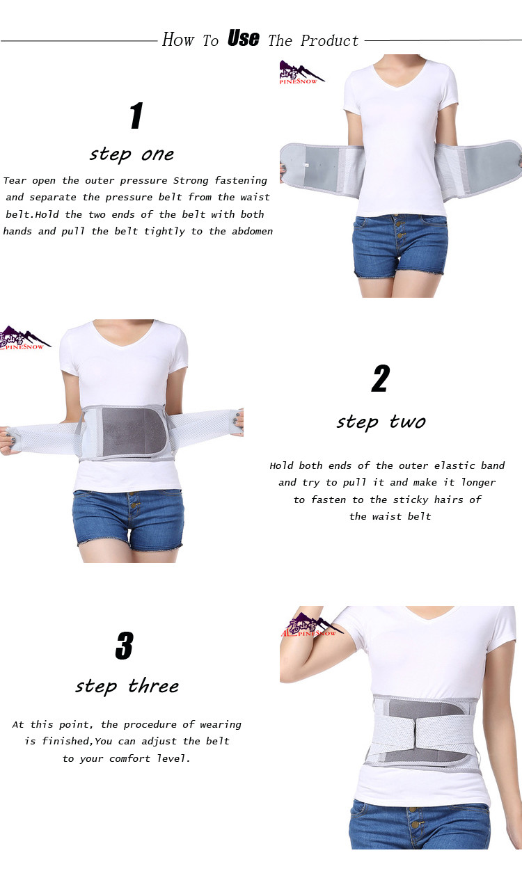 Mesh Cloth Breathable Waist Support Back Belt Suitable For Use In Summer