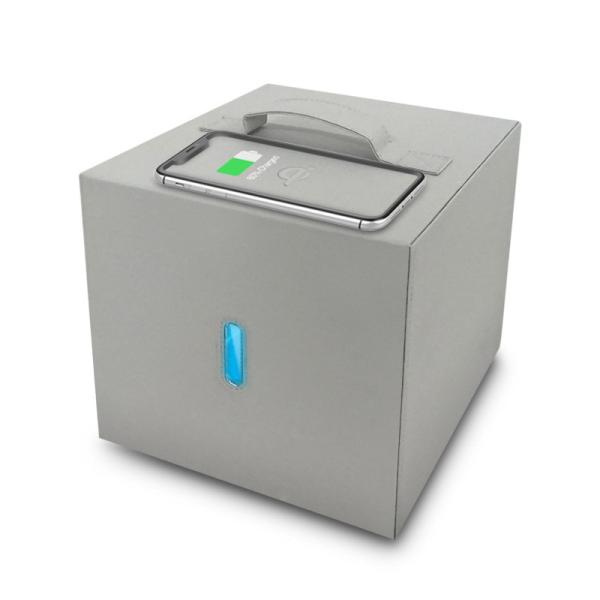 Quality Cell Phone UV Sterilizer Cleaner Box Qi Wireless Charging Function For Smartphone for sale