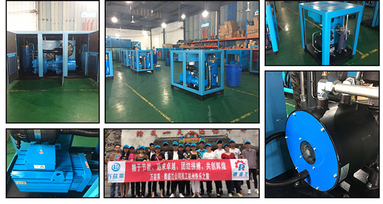 400KW fixed speed direct Screw Air Compressor Direct driven Air compressor manufacturer for Painting