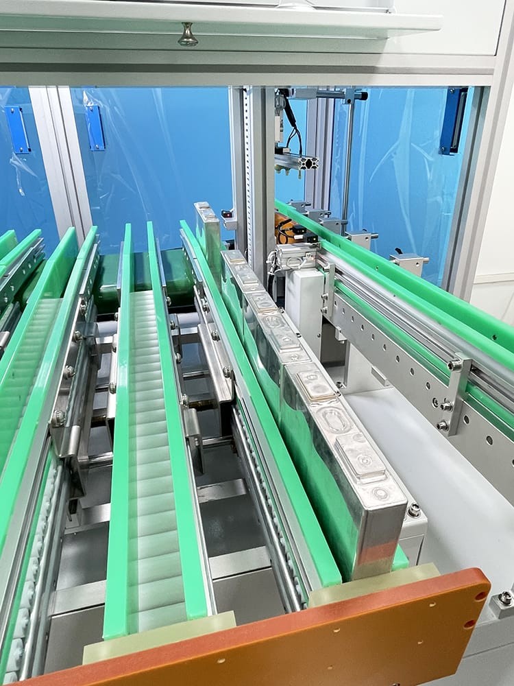 8 Channel Prasmatic Battery Cell Sorting Machine Cell Selector Mechanical Structure 1000W