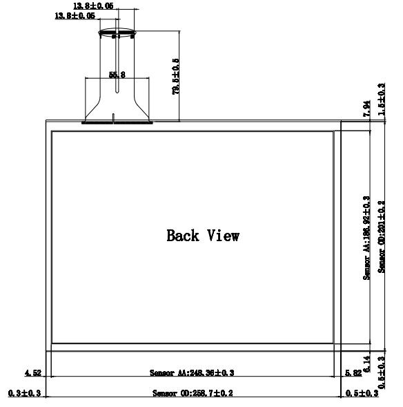 12.1 Inch ILItek Chipset PCAP Touch Screen High Brightness LCD Long Lifespan Navigators Dustproof Digital System