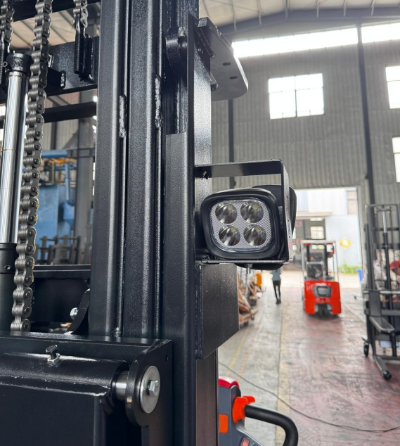 1.5t 3500mm Dual-Mast Full Electric Walkie Stacker with Curtis Controller for Efficient Inventory Management