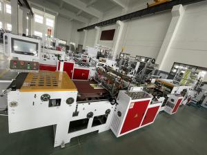 China Polythene Loop Handle Bag Making Machine 80pcs/Min Paper Bag Handle Machine wholesale