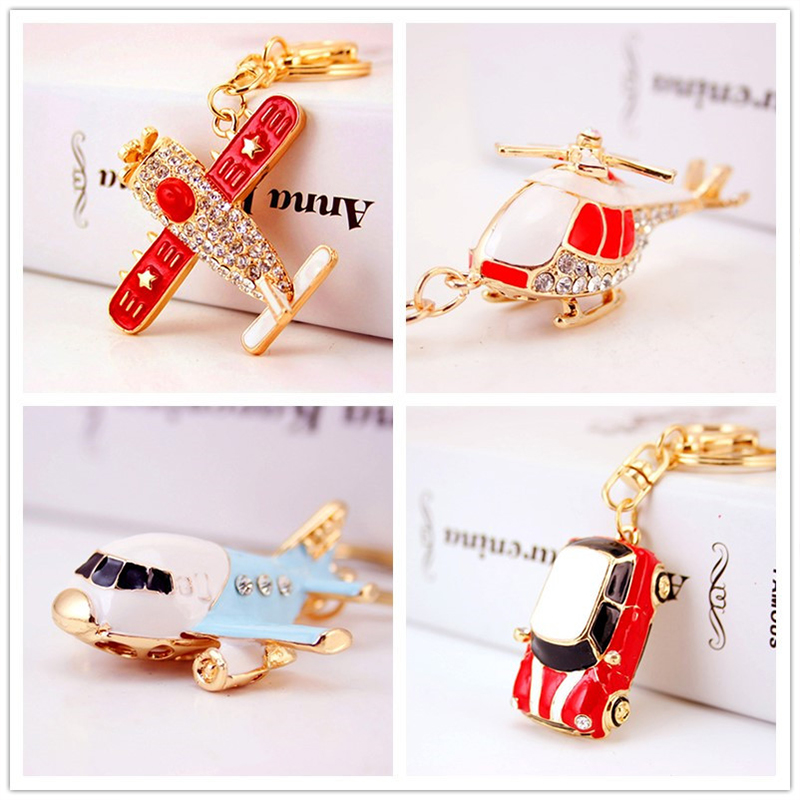 Irregular Key Chain Ornaments , 2.5inches personalized airplane keychain