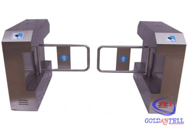 Quality Entrance Swing Barrier Gate With RFID Card Reader And Software Management for sale