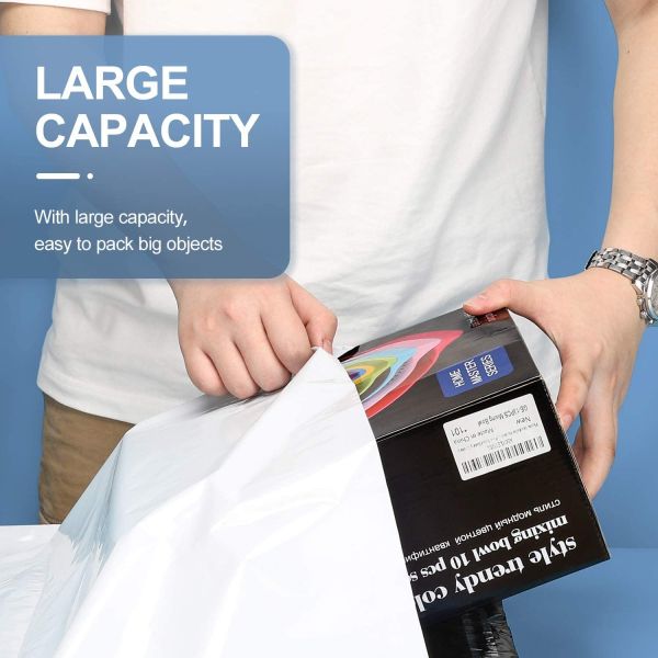 Poly Plastic Mailing Bags Grey Color For Clothing