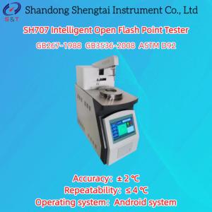 China SH707 Intelligent Flash Point Tester Android System ASTM D92 wholesale