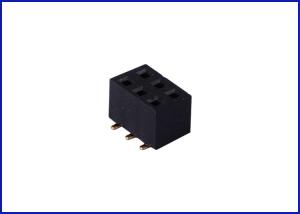 2.54 mm 2*3 P dual row female socket SMD Connector