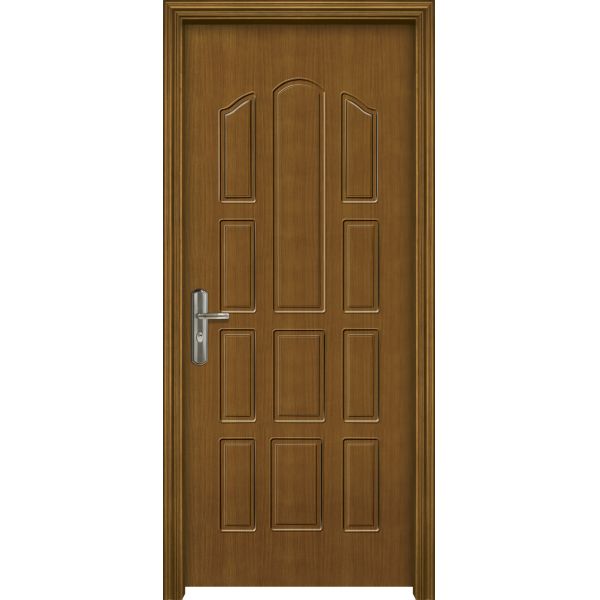 Hotel Interior Solid 2 Hours Fire Rated Wood Doors 1.2mm Thickness