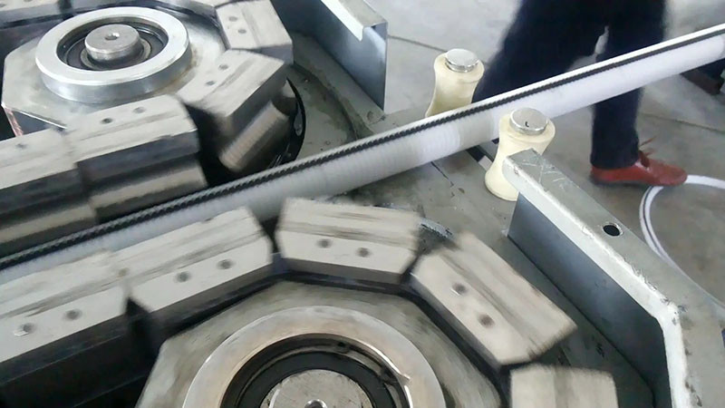 12-63MM Hoses Electricity PE Corrugated Pipe Making Machine PE Corrugated Pipe Making Machine
