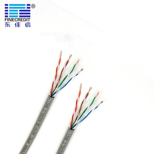 Quality Non Shielding Cat5e Utp Patch Cord , CE HDPE Category 5e Ethernet Cable for sale