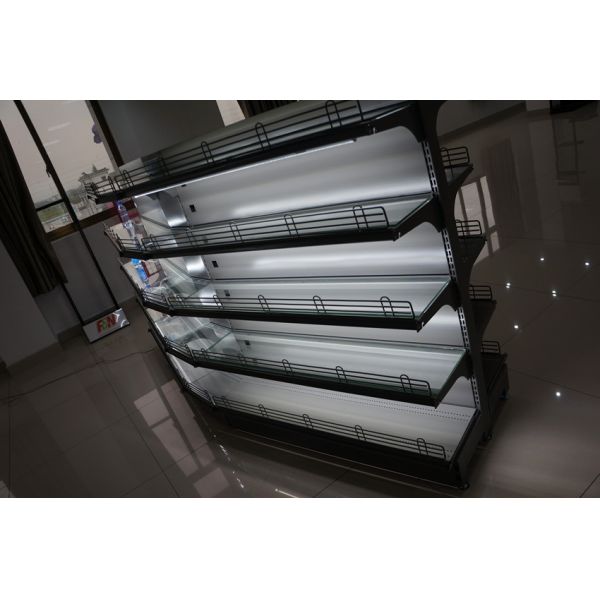 Supermarket Display Fixtures Commercial Shelving Units With 3 Hook Bracket