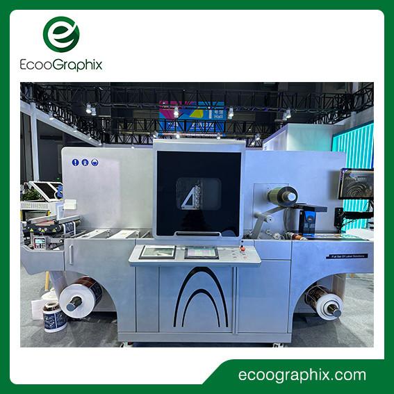 Quality Digital Roll To Roll Label Printing Machine Foil Stamping Varnish Enhancement for sale