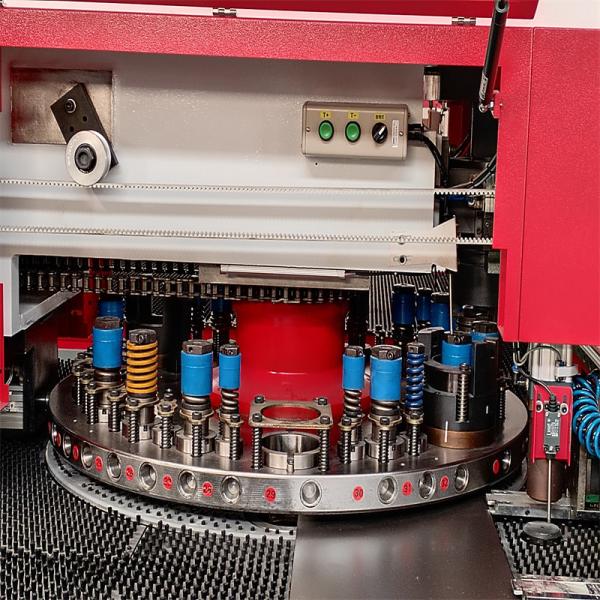 Quality CNC Turret Punching Machine 3 Axis Turret Press Sheet Metal Puncher for sale