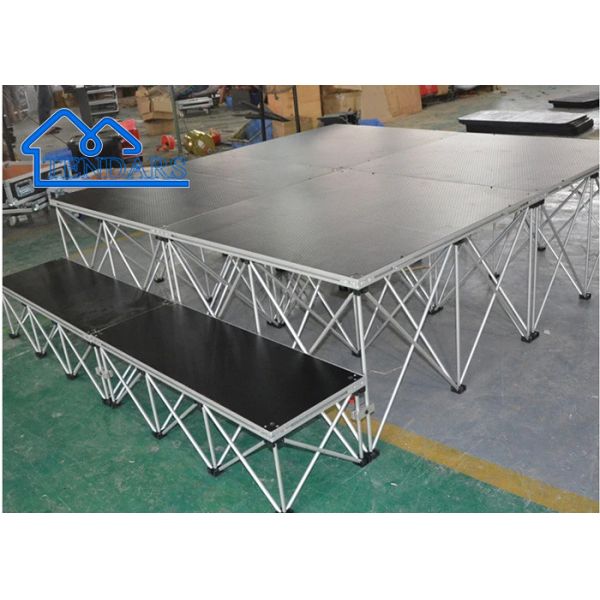 Easy To Install Concert Stage,Custom 4x6ft Easy Adjust Aluminum Portable Riser Stage Platform Truss