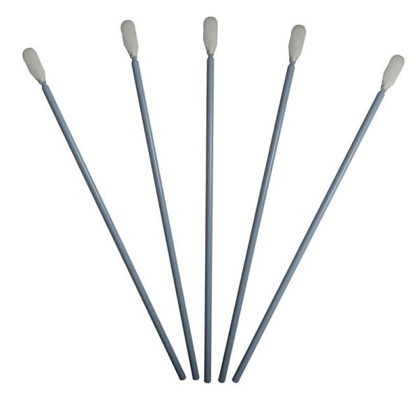 Quality 6" Cleanroom Foam Tip Cleaning Swabs Electronics  Polyester Tip Non Linting for sale