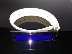 Customized LED message display belt buckle for party