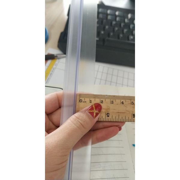 6-12mm Transparent Glass Shower Door Sweep Waterproof Strips with Long Lift Function