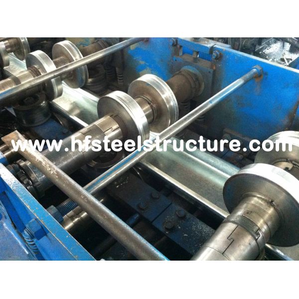 Galvanized C Purlin Steel Building Kits For Construction Material / Bracket