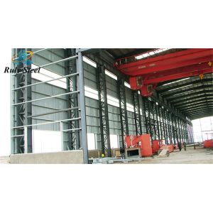 Building Steel Structure Fabrication Warehouse With Overhead Crane