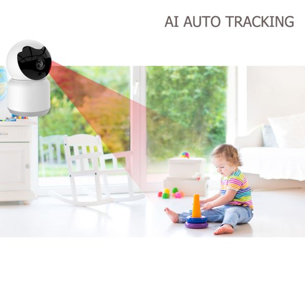 3mp HD Wifi PTZ Camera Remote Control Smart Security Night Vision