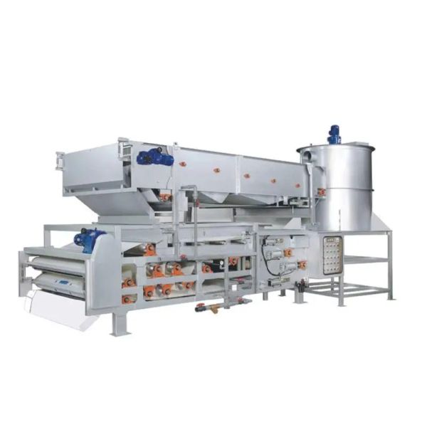 Integrated Concentrating Sludge Dewatering Belt Filter Press Solid Liquid Separation