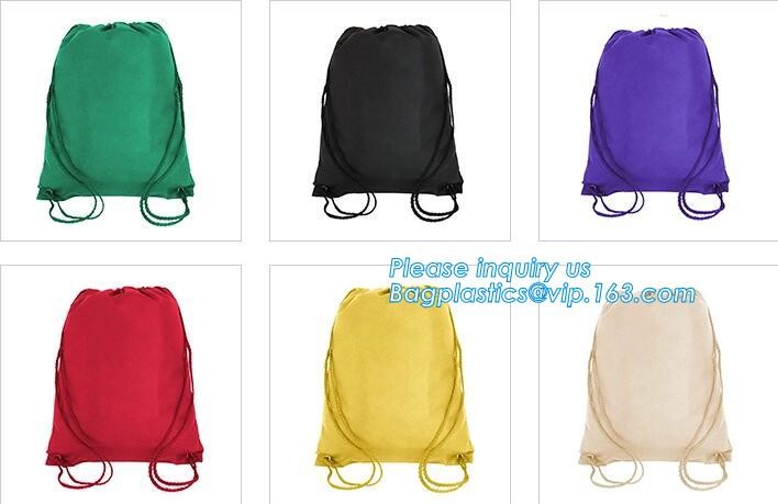 Cheap Custom Wholesale Promotion Canvas Cotton Drawstring Bag, Waterproof Mini Nylon Polyester Drawstring Bag bagplastic