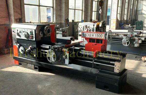 Quality Machining Steel Mechanical Lathe Machine , Manual Conventional Lathe Machine for sale