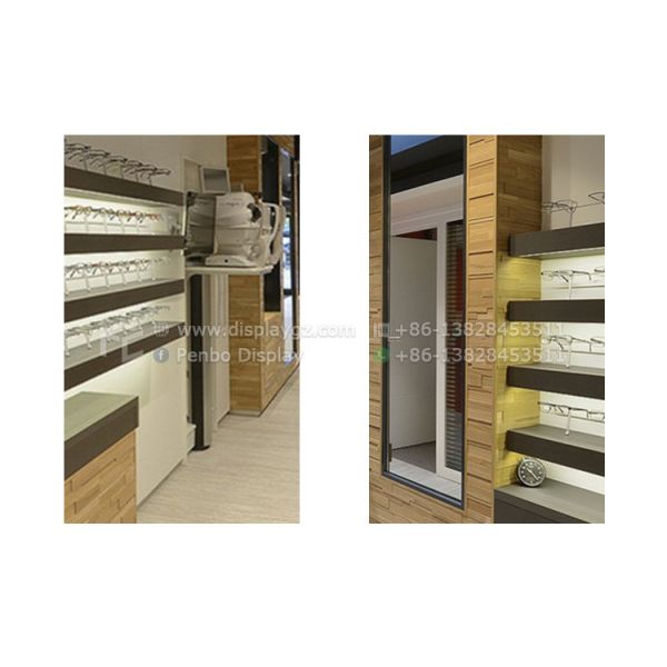 EPE Foam Eyewear Optical Shop Display Cabinets 16mm MDF Free Standing Rack