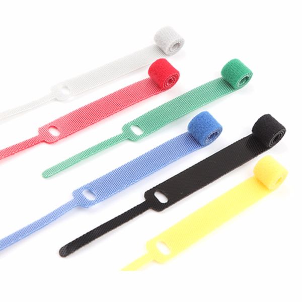 Multicolor Reusable Cable Management Ties 150mm Electrical Cable Accessories Straps